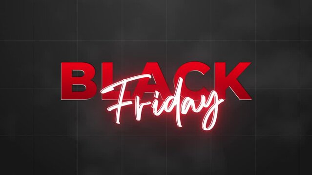 black friday sale background animation 