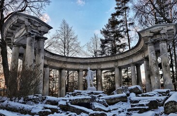 Colonnade of Apollo in Pavlovsk Park