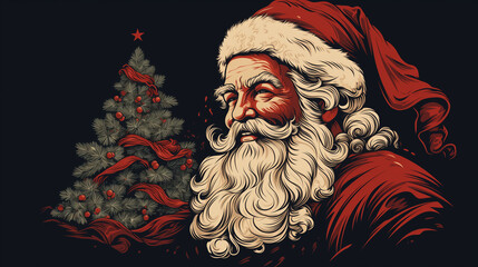 2024 new year christmas background wallpaper screen postcard picture