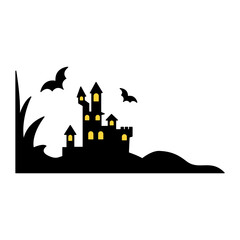 Halloween Corner Vector Illustration Design