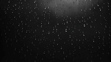 Rain on glass window 