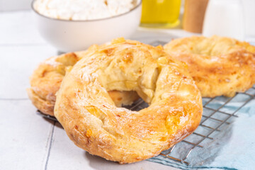 Cottage cheese bagels