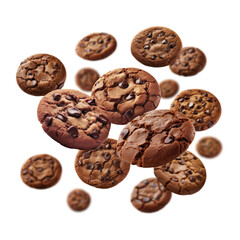 Cookies isolated on transparent background