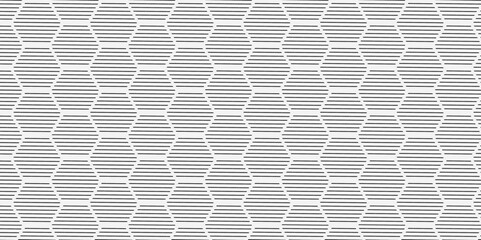 Seamless pattern with shapes honeycomb design. Hexagonal gray and white business pattern. Hexagon technology vector tile pattern.