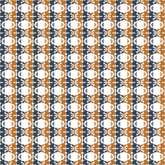 Abstract Plaid Seamless Pattern, textile and fabric, Black , White,Brown