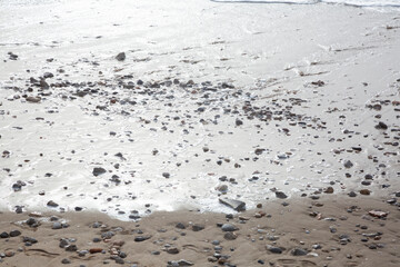 Small stones on the seashore