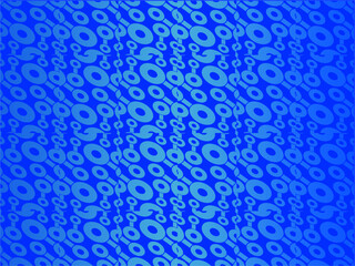 Blue background with 3D style. Blue gradient round pattern background. Blue steel background.