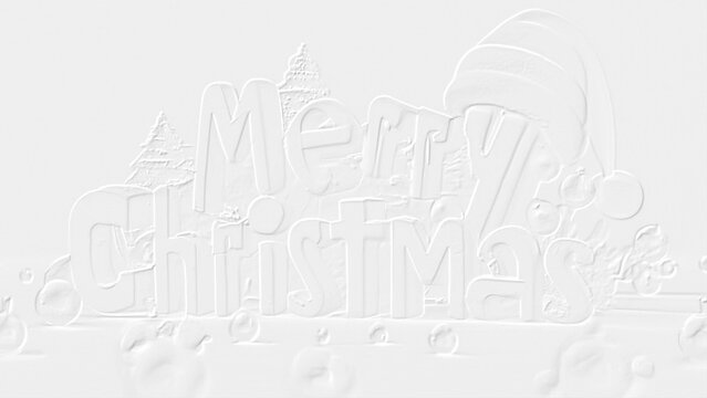 Relief image of Christmas.