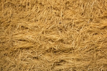 detail of loose hay against a plain background