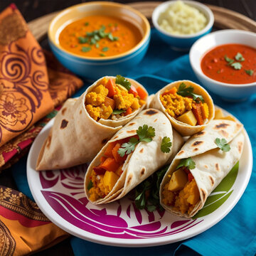 Kathi Rolls Food
