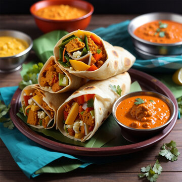 Kathi Rolls Food
