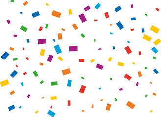 Rectangular Rainbow Confetti