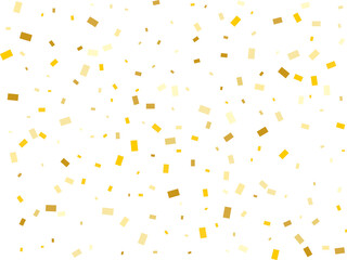 Luxury Gold Rectangular Confetti