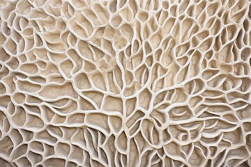 cardboard of a bleached brain coral