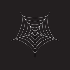 Fototapeta premium Spider web vector eps icon