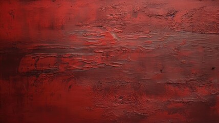 abstract red painted distress texture background for wall art