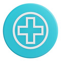 medical logo 3d icon