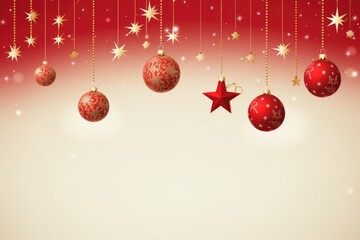 Fototapeta na wymiar Christmas celebration holiday banner template greeting card panorama. Generative AI