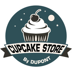 Vector Cupcake Store logo