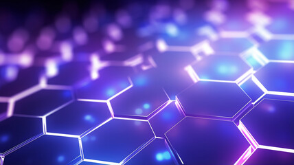 abstract hexagons background