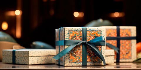 elegant design gift boxes for Ramadan