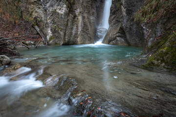 Arrako waterfall in Navarre, Spain