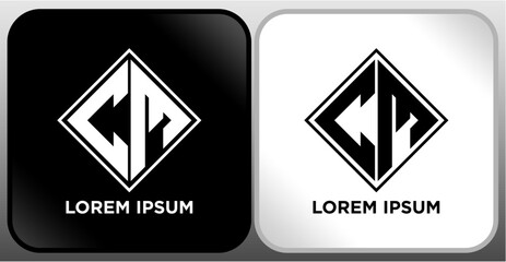 LETTER LOGO BLACK WHITE