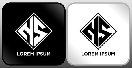 LETTER LOGO BLACK WHITE