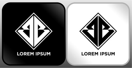 LETTER LOGO BLACK WHITE