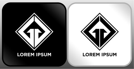 LETTER LOGO BLACK WHITE