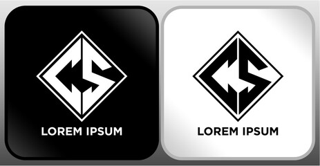 LETTER LOGO BLACK WHITE