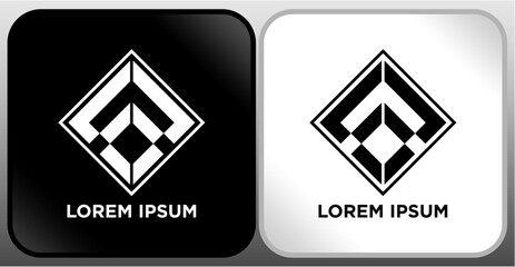 LETTER LOGO BLACK WHITE