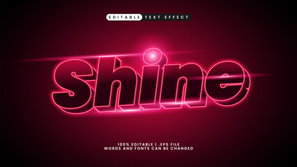 shine text effect