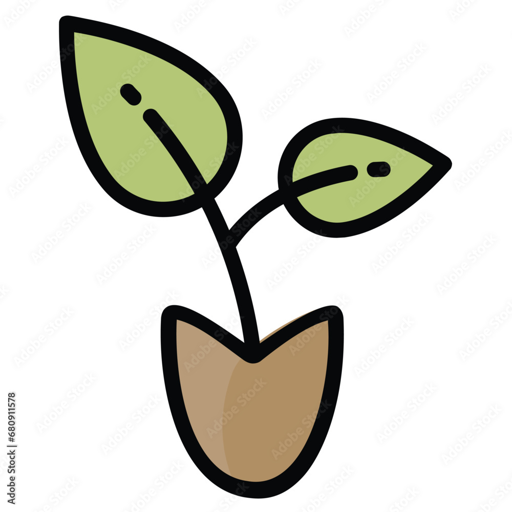 Canvas Prints illustration of a icon seed