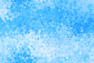 水色ポリゴン背景