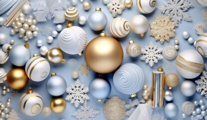 Product display mockup with festive christmas concept. Ai Generative