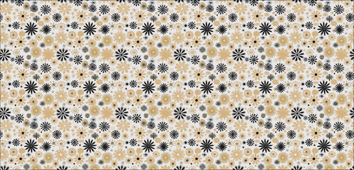 close up of a texture, pattern with flowers, vector pattern abstract black and gold and white floral pattern background