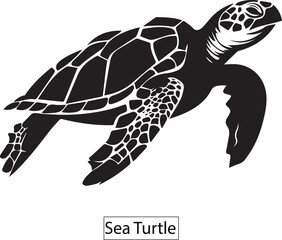 turtle illustration, turtle silhouette, 