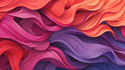 Fototapeta premium abstract background with colored waves