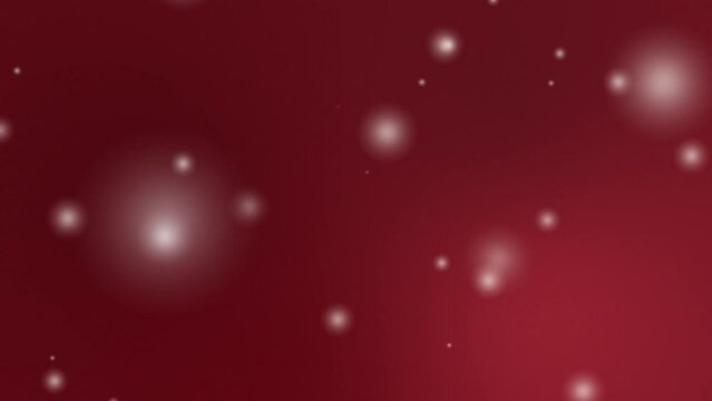 The bokeh light glow and moving on  the red gradien background