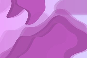 Abstract background with curved lines with purple gradations
