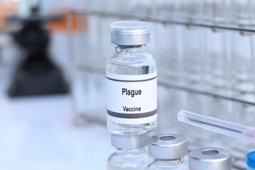 Plague vaccine in a vial, immunization and treatment of infection