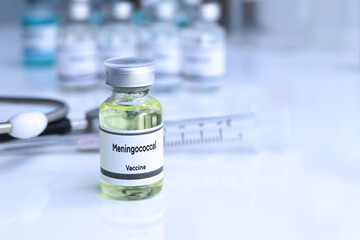 Meningococcal vaccine in a vial, immunization and treatment of infection