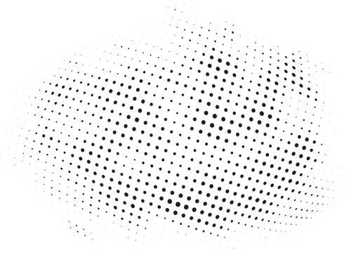 halftone dots background, black and white Halftone dots. Halftone effect vector pattern. Circle dots isolated on the white background