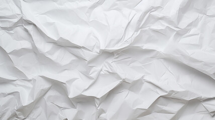 Obraz premium texture of white paper is crumpled.