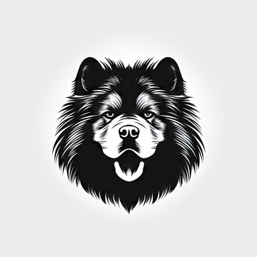 recommend clip art: Chow Chow Icon, Small Dog Black Silhouette, Puppy Pictogram, Pet Outline, Chihuahua Symbol Isolated