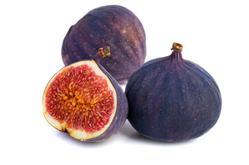 Whole and half figs