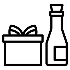 wine and gift box line 
