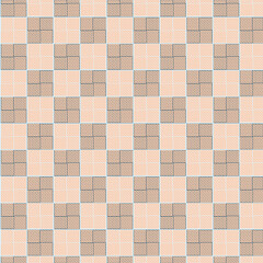 Abstract Seamless Check Seamless Plaid Pattern, Wooden Tile in Cobalt Blue Scale. EPS10 vector set for scarf, blanket, other modern print