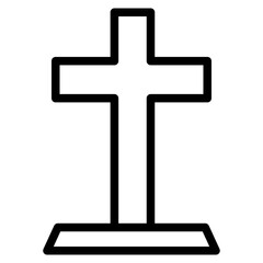 christian cross line